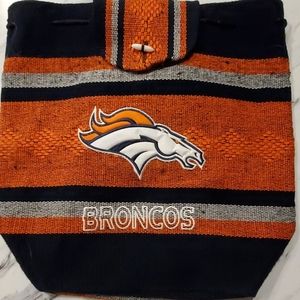 Broncos drawstring backpack